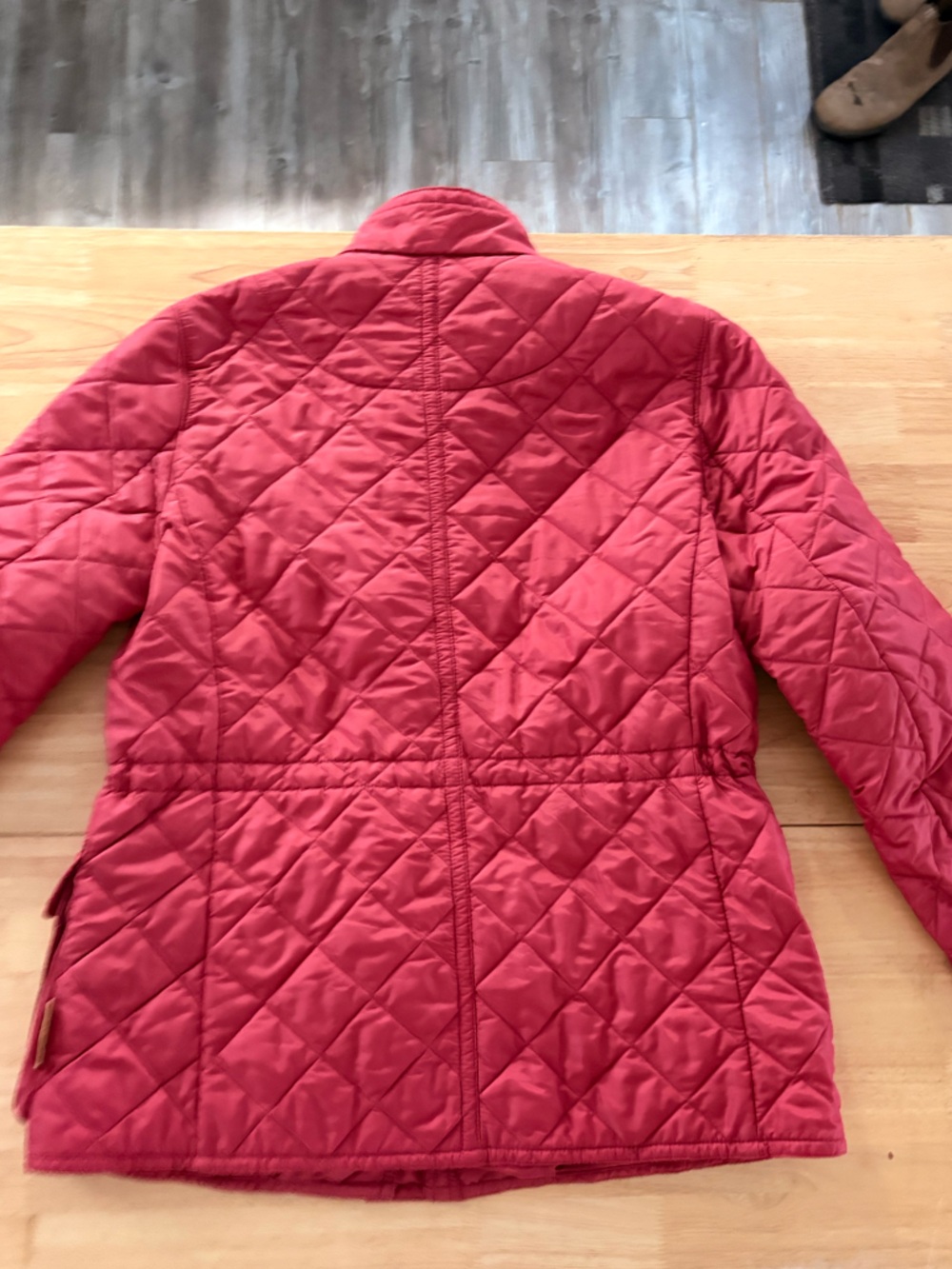 Coach Women's Quilted Red Jacket - Classic Lightweight Coat - Picture 2 of 4